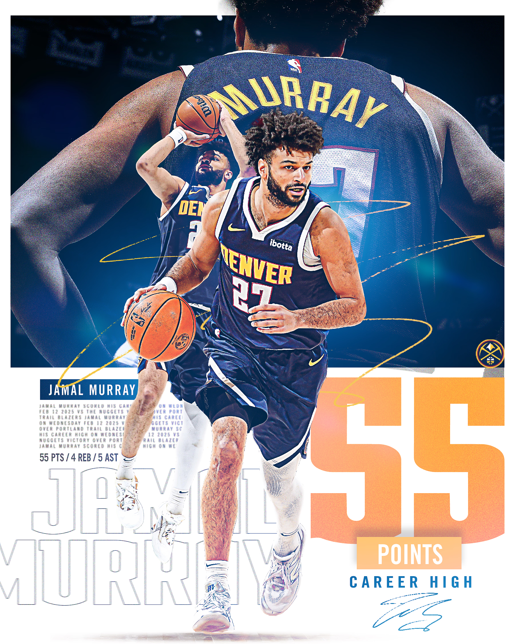 开拓者主场大胜掘金，取得两连胜